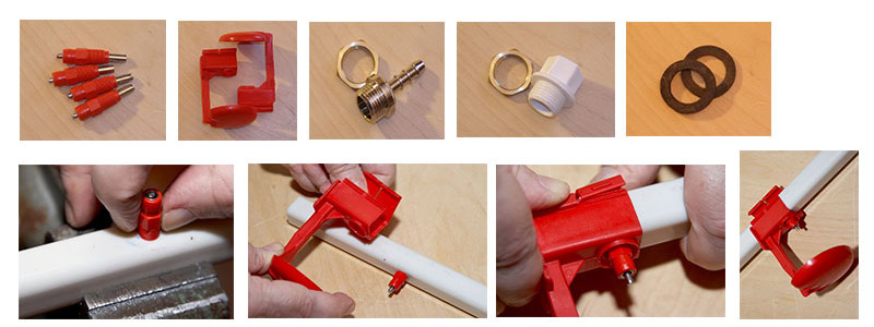 The process of nipple drinking system installation are in good carefulness to meet normal work.